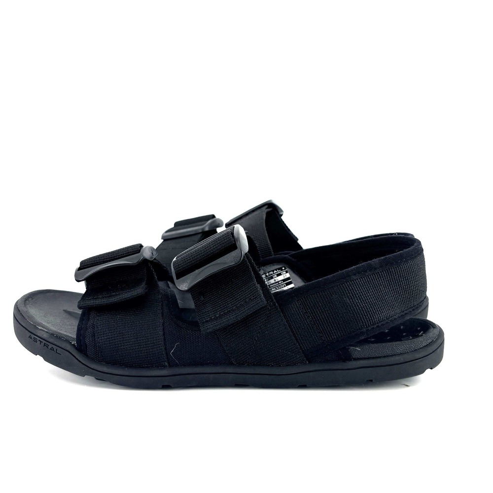 Astral Webber Sandals Mens 9 Black Stealth Buckle Water Hiking Outdoor